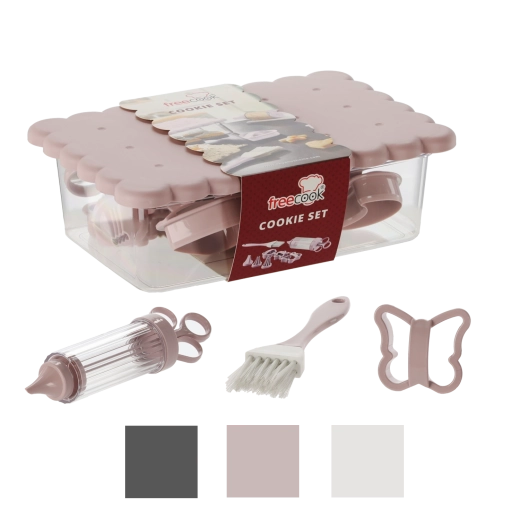 Konditorsæt til småkager og dekoration, 16 dele