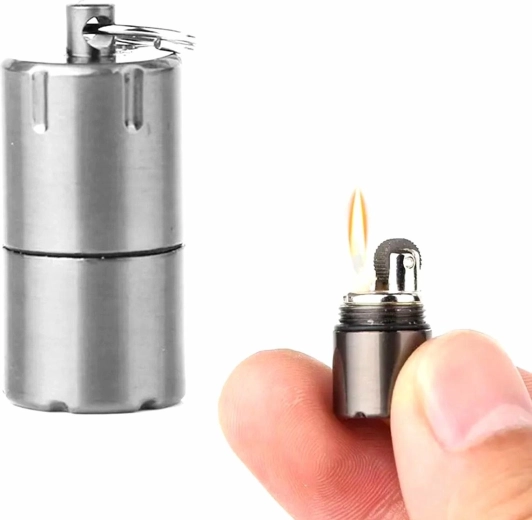 Ag994 mini lighter nøgleringsvedhæng survival edc