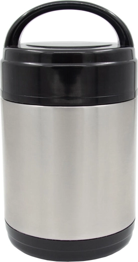 Rustfri madtermoflaske med termoetui og skåle 1,0 l