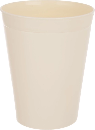 Plastikkrus Sandy 0,3 l cremefarvet