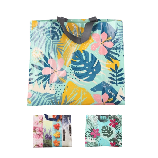 Indkøbstaske 36 l af lamineret polypropylen