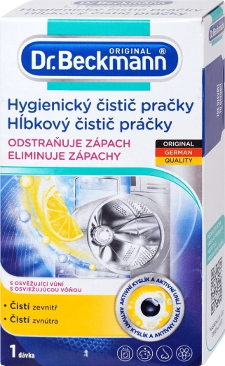 Hyggiejnisk vaskemaskinerens med aktivt kul 250 g DR. BECKMANN