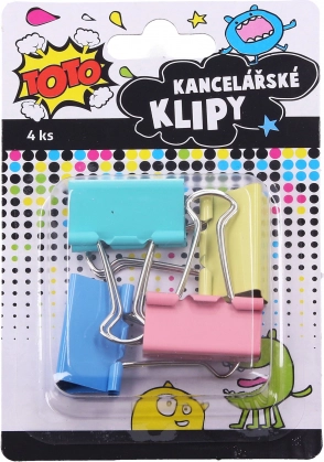 Kontorklemmer 32 mm, sæt med 4 stk.