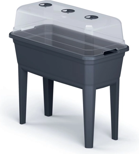 Høj såkasse RESPANA Planter Ecoline Set, antracit