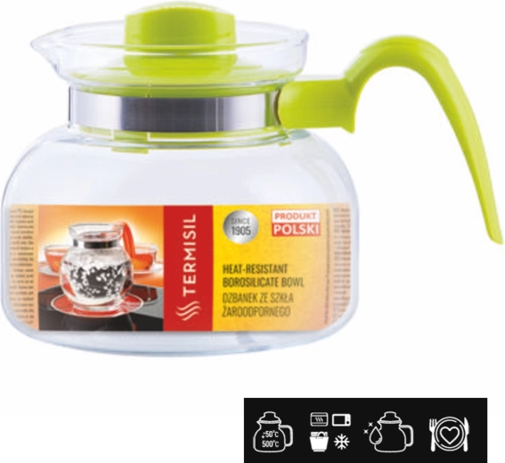 Varmebestandig glaskande 1 l TERMISIL Maja