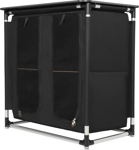 Sammenklappeligt camping-skab med arbejdsplade NILS Camp