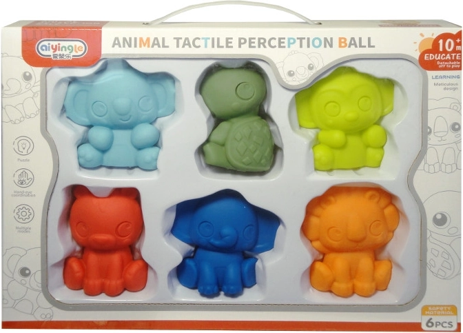 Vinyl dyrefigurer til babyer – pivelydende bideringe