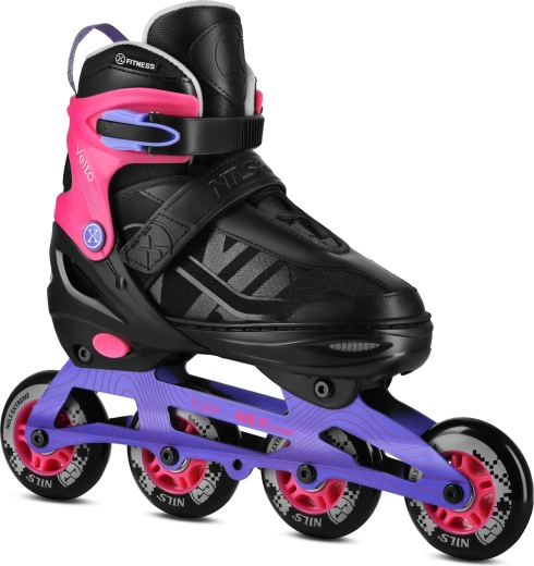 Rulleskøjter Nils Extreme Velto pink – L(39-42)