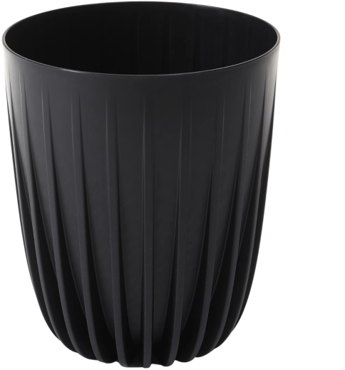 Mira Eco Recycled blomsterkrukke 39 cm sort