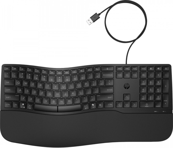 HP 480 Comfort kablet ergonomisk tastatur