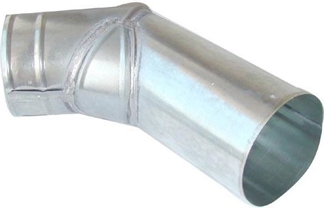 V-bøjning 80 mm af galvaniseret stål