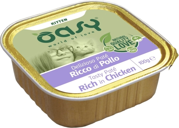 Oasy Tasty Pate pâté til killinger med kylling 100 g