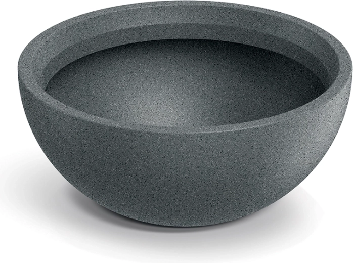 Molio Bowl blomsterkrukke 38 cm i granitgrå