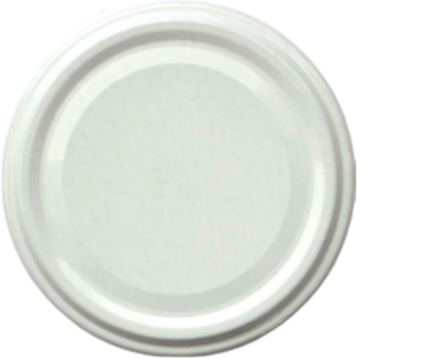 Låg til glas 89 mm hvidt med 6 gribere