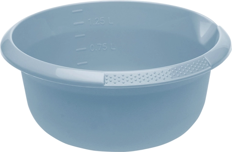 Rund skål med hældetud Nordic Blue 20 cm 1,5 l