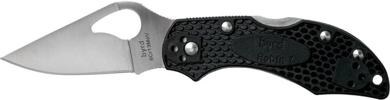 Byrd Robin 2 letvægts lommekniv 6,4 cm, sort, FRN