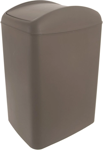 Affaldsspand Waste med vippelåg 5 l brun