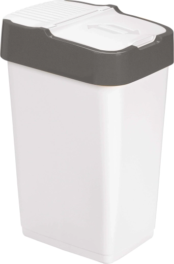 Plastaffaldsspand HEIDRUN 35 l med vippe-/løftelåg