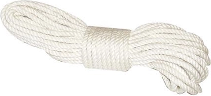 Vasketøjsnor i bomuld 15 m