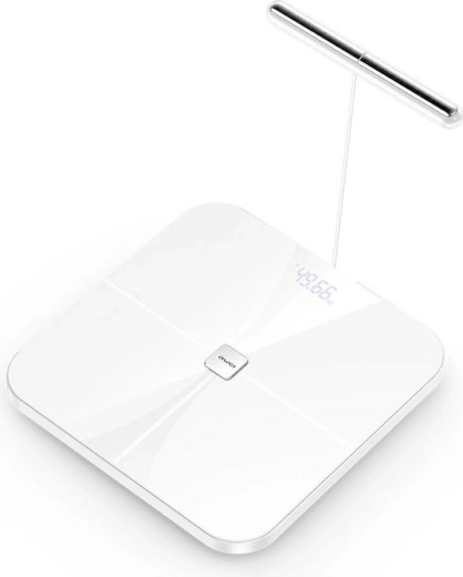 AWEI SS1 smart personvægt med Bluetooth 5.0 og kropsanalyse – hvid