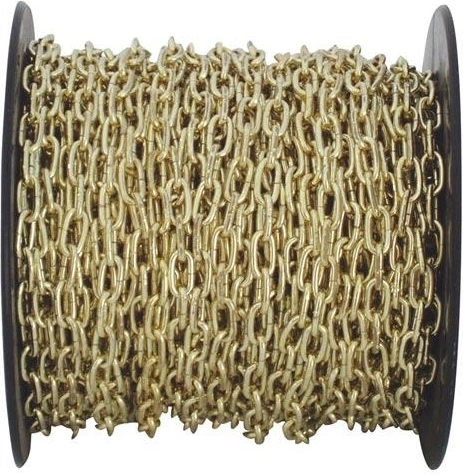 Kæde U500/1 messingbelagt 25 m