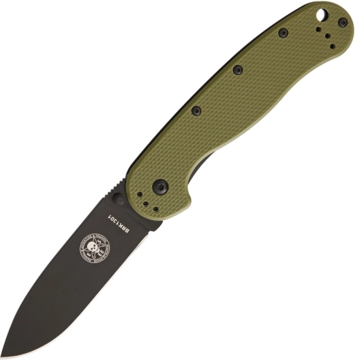 ESEE Avispa Black OD Green foldekniv 8,9 cm, sort/grøn, FRN