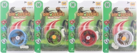 Metal-jojo med dinosaurer