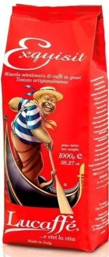 Lucaffé Exquisit hele bønner 1 kg (90 % arabica, 10 % robusta)