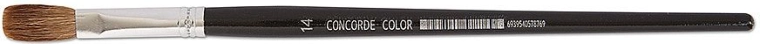 Flad skolepensel med fårehår nr. 14 CONCORDE Color