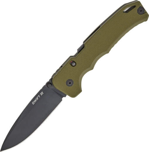 Cold Steel Swift III foldekniv med assisteret åbning 10,2 cm, G10 grøn