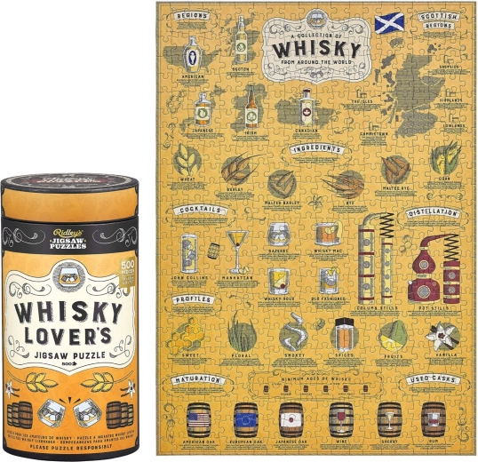 Puslespil for whisky-elskere 500 brikker