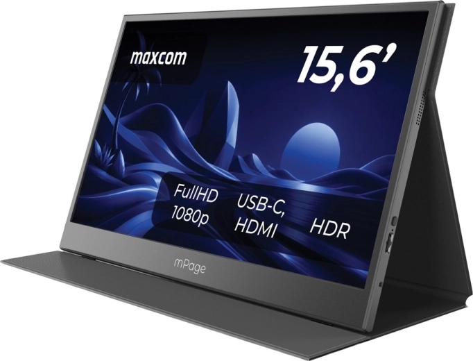 Maxcom mPage 15 bærbar monitor 15,6" Full HD