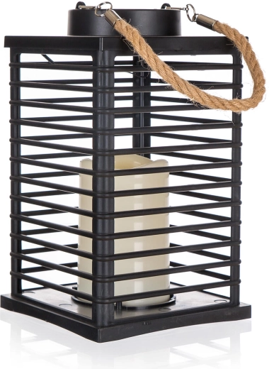 Solcellelanterne Stripes 24 cm