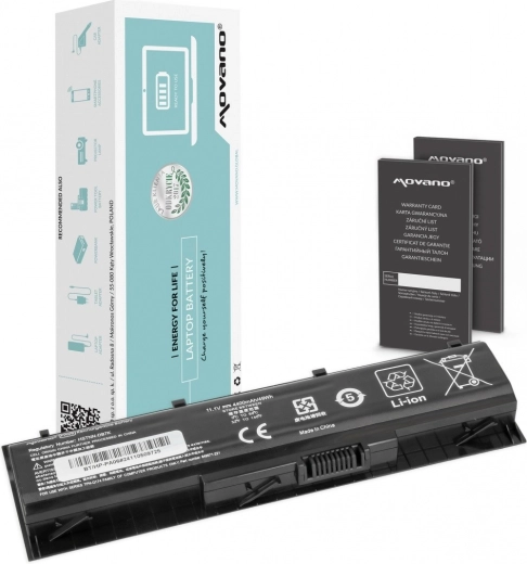 Movano batteri PA06 HSTNN-DB7K til HP Omen 17-w og Pavilion 17-ab 4400 mAh (49 Wh)
