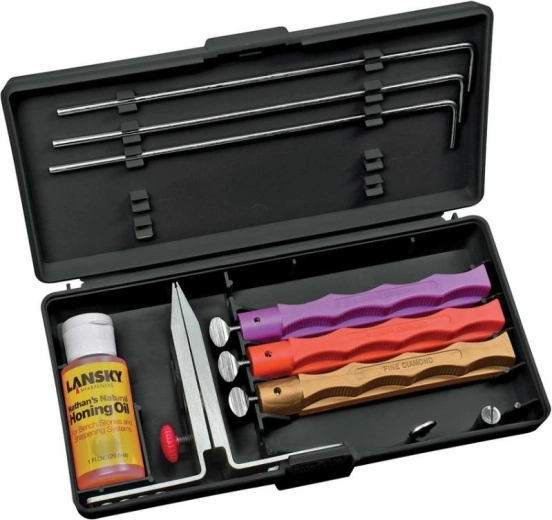 Lansky 3 Stone Standard Diamond – sæt diamantslibesten