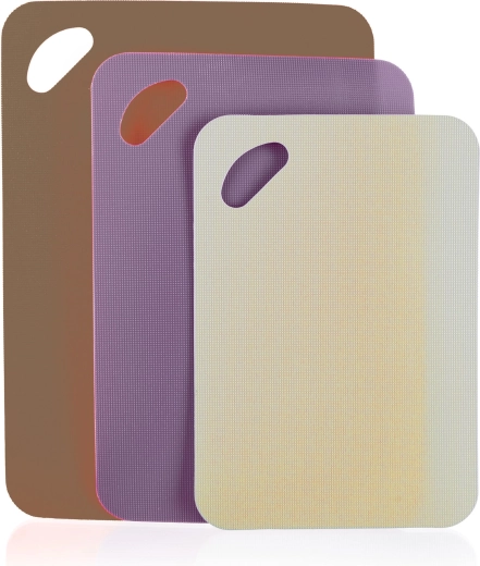 Sæt skridsikre skærebrætter CULINARIA, 3 stk.