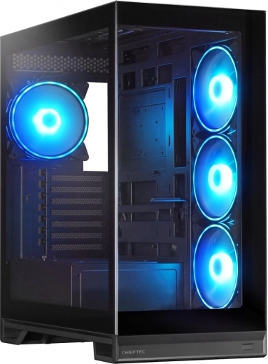 PC-kabinet Vista max ATX med ARGB-ventilatorer