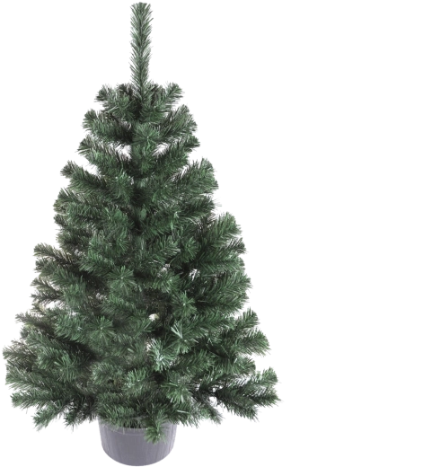 Kunstig gran Montana i urtepotte 110 cm