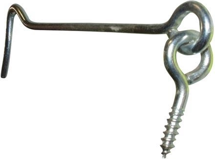 Dørkrog galvaniseret 125 mm (sæt 10 stk)