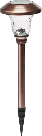 Solardrevne have-spydlamper 42 cm, sæt med 6 stk.