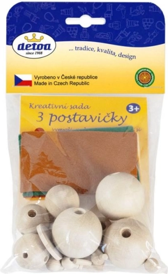 Detoa kreativt sæt – træfigurer til kreativt arbejde