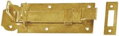 Låsebolt type Z 120 × 45 × 5 mm, galvanisk gulzink