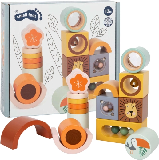Sensoriske klodser Safari fra Small Foot