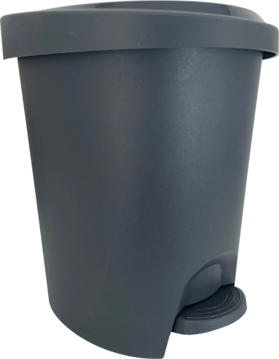 Pedalspand 6 l, grafit – kompakt spand til badeværelse og køkken