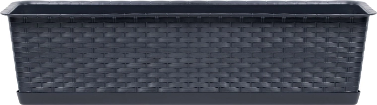 Altankasse med underskål Ratolla Case 49 cm antracit