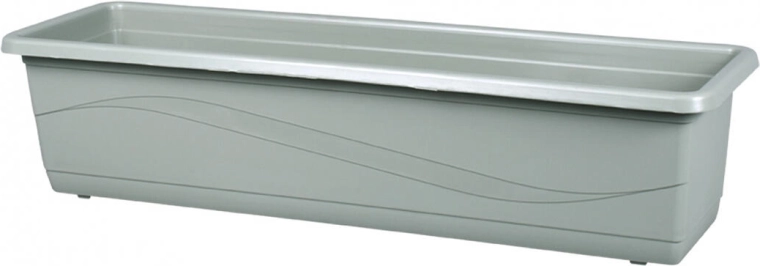 Lobelie altankasse Modern 60 cm – lysegrøn plastikblomsterkasse