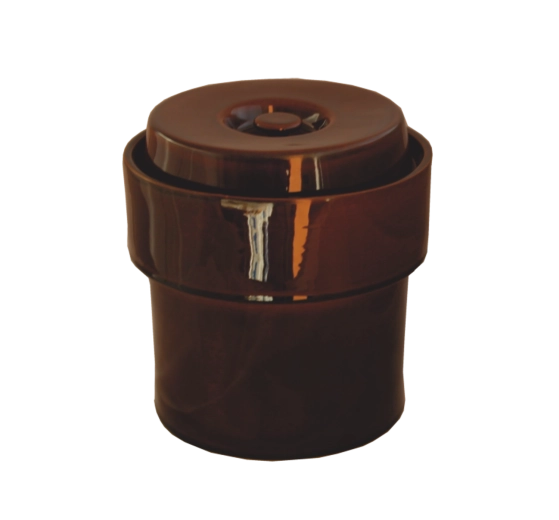 Hermetisk keramisk gærkrukke 5 l med vandlås