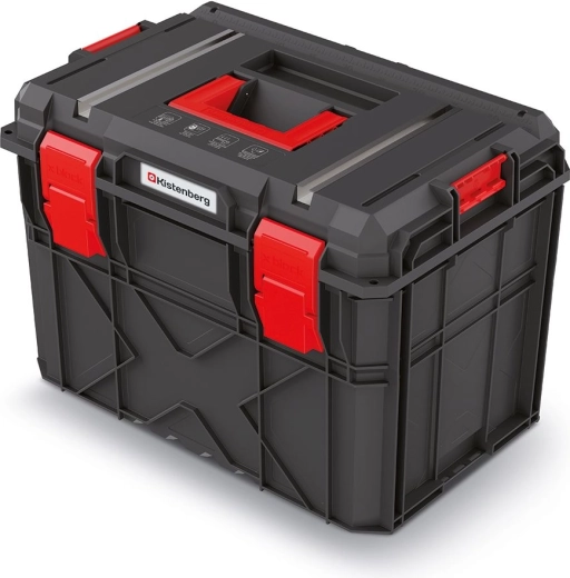 Modulært værktøjskuffert X-BLOCK TECH, 546 × 380 × 407 mm, sort