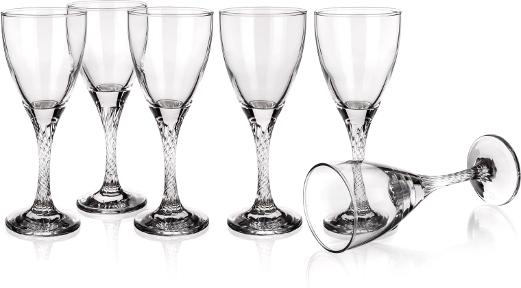 Hvidvinsglas 180 ml PASABAHCE TWIST, sæt 6 stk.