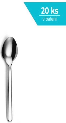 Teskeer i rustfrit stål, 20 stk.